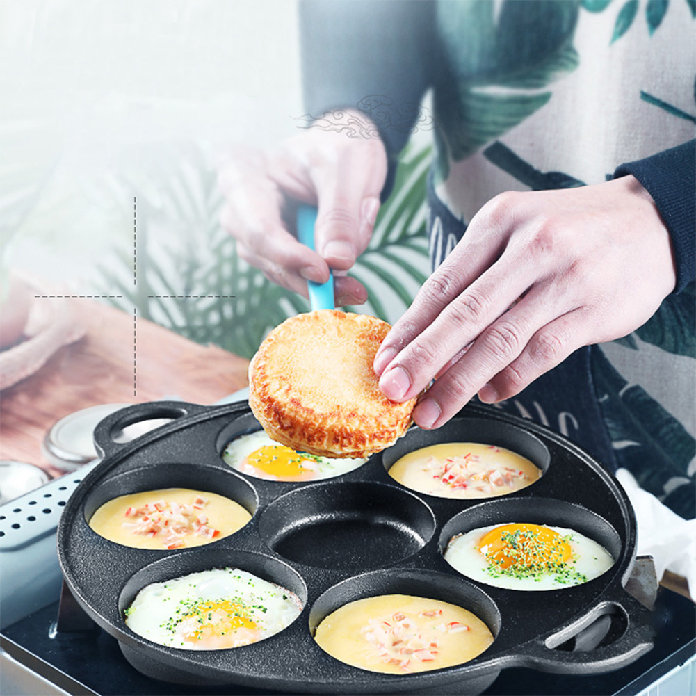 Cast Iron Corn - 7구 프라이팬 주철 논스틱 주방용 햄팬