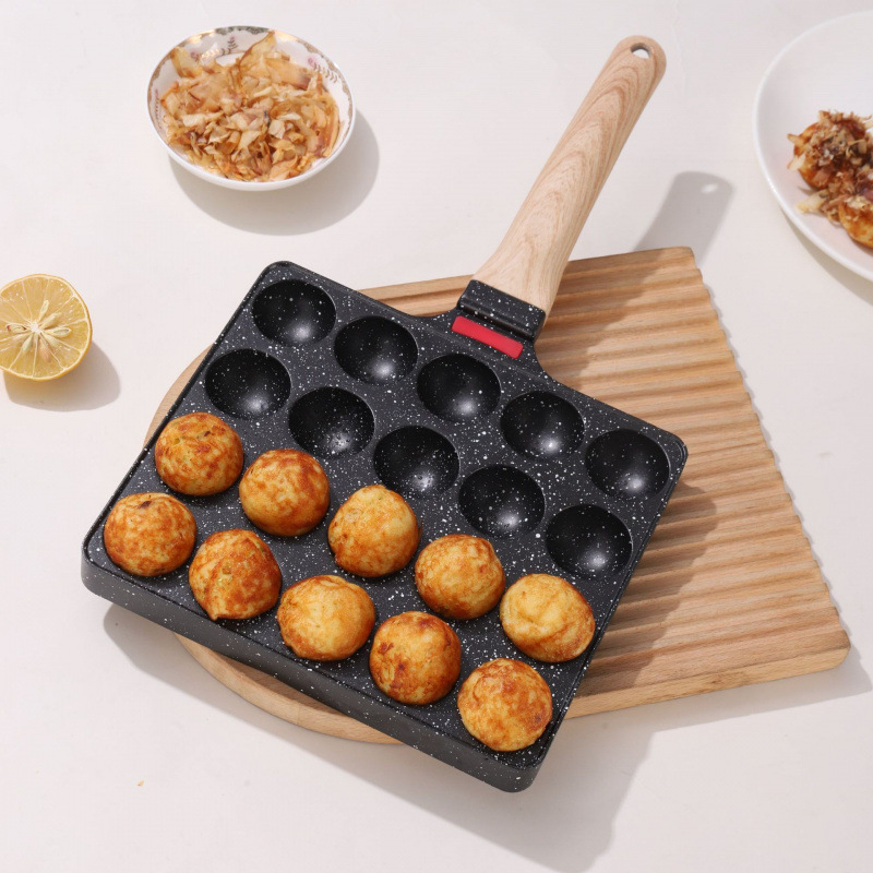 Takoyaki Grill Plate - 20구 타코야끼 팬, 논스틱 문어볼 그릴