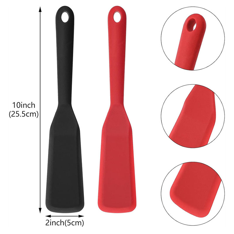 1/2개 얇은 실리콘 주걱 터너 계란 크레페 팬케이크  - Okonomiyaki Spatula 리뷰 및 가격