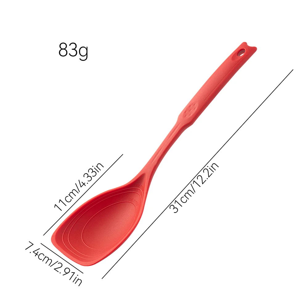 실리콘 스푼 다용도 홀드 편안한 미끄럼 방지 라운드 핸 - Okonomiyaki Spatula 리뷰 및 가격