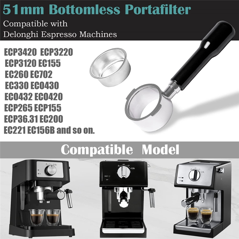 AA86 51Mm Bottomless Portafilt - Delonghi Espresso Ecp3420 리뷰 및 가격